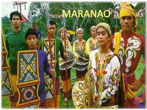 Mga pangkat etniko tulad ng maguindanao